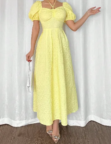 Rochie medie SHEIN, galben