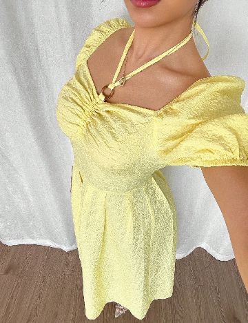 Rochie medie SHEIN, galben