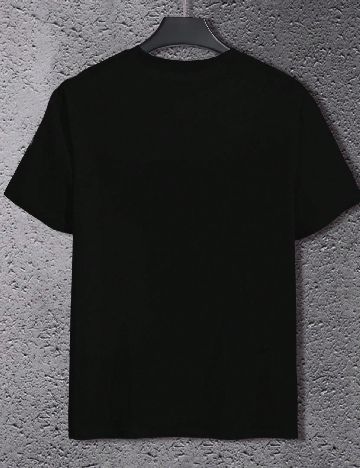 Tricou SHEIN Plus Size Men, negru