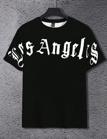 Tricou SHEIN Plus Size Men, negru