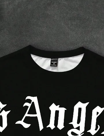 Tricou SHEIN Plus Size Men, negru