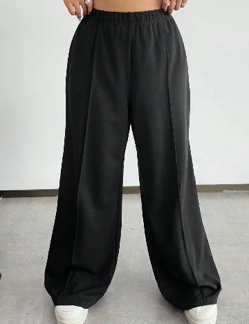 Pantaloni SHEIN CURVE, negru