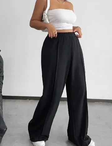 Pantaloni SHEIN CURVE, negru