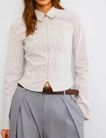 Camasa Stradivarius, crem