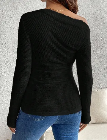 Bluza SHEIN Maternity, negru