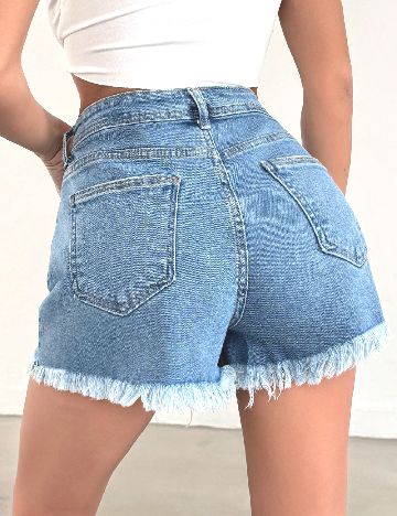 Pantaloni scurti SHEIN, albastru