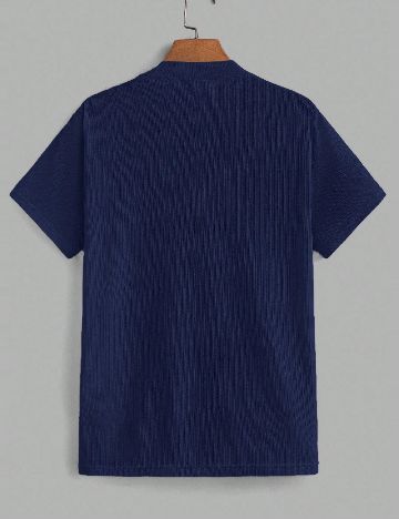 Tricou Neon Blanc, bleumarin