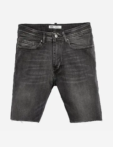 Pantaloni scurti Zara, gri inchis