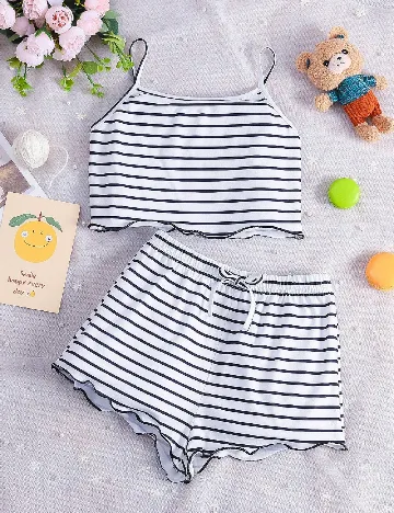 Pijama Shein Kids, alb