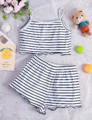 Pijama Shein Kids, alb