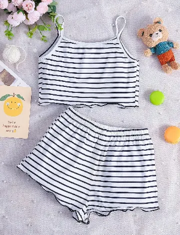 Pijama Shein Kids, alb