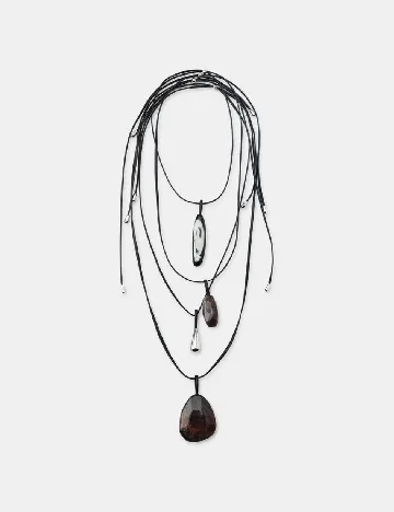 Set Coliere 4 bucati Zara, mix culori