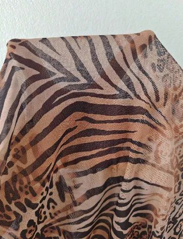 Rochie de plaja SHEIN, animal print