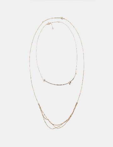 Set Coliere 2 bucati Zara, auriu