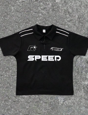 Tricou Shein Kids, negru