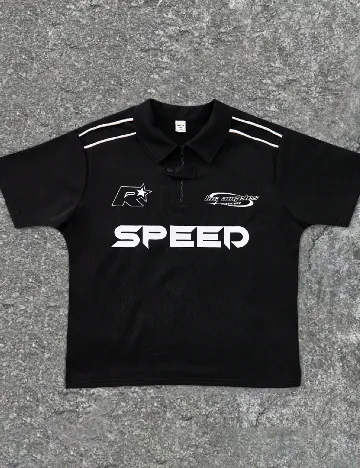 Tricou Shein Kids, negru