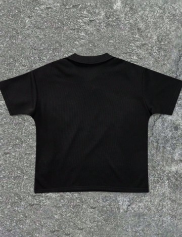 Tricou Shein Kids, negru