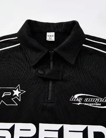 Tricou Shein Kids, negru