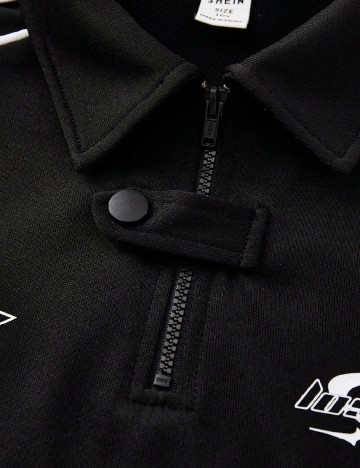 Tricou Shein Kids, negru