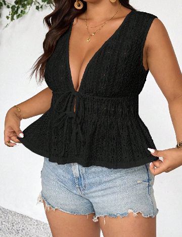 Maiou SHEIN CURVE, negru