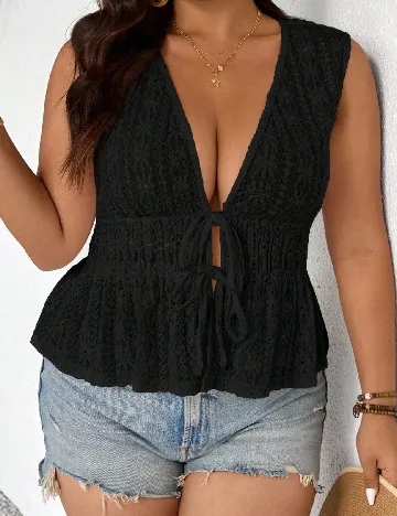 Maiou SHEIN CURVE, negru