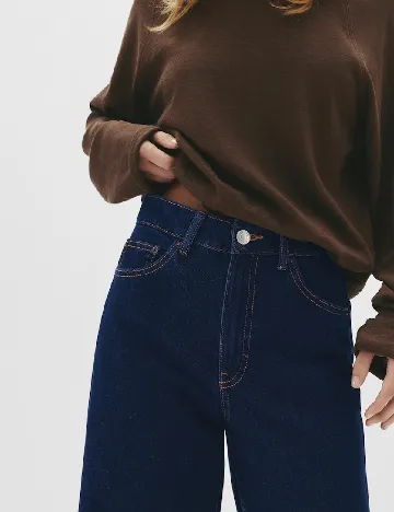 Blugi Pull&Bear, bleumarin