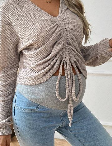 Bluza SHEIN Maternity, gri