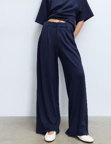 Pantaloni Stradivarius, bleumarin