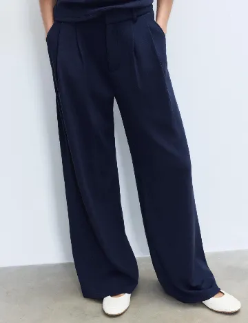 Pantaloni Stradivarius, bleumarin