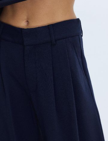 Pantaloni Stradivarius, bleumarin