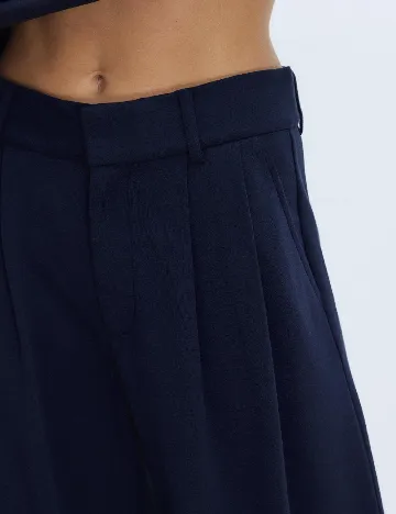 Pantaloni Stradivarius, bleumarin