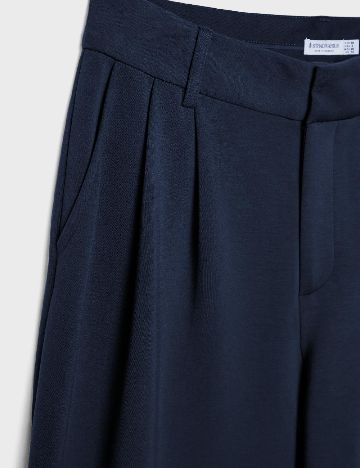 Pantaloni Stradivarius, bleumarin