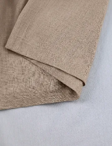 Pantaloni scurti SHEIN Plus Size Men, crem