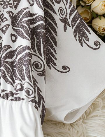 Rochie lunga SHEIN CURVE, alb