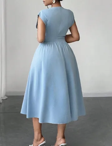 Rochie medie SHEIN CURVE, albastru