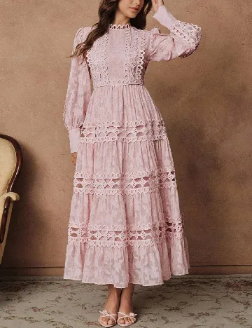 Rochie lunga Savoree, roz