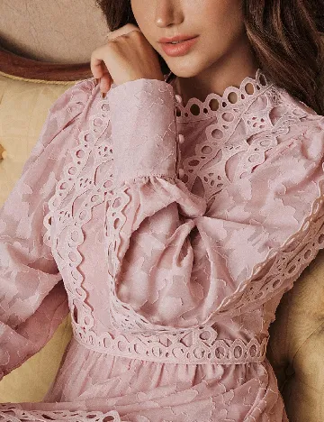 Rochie lunga Savoree, roz