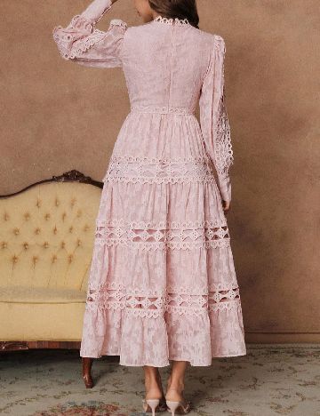 Rochie lunga Savoree, roz