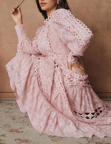 Rochie lunga Savoree, roz