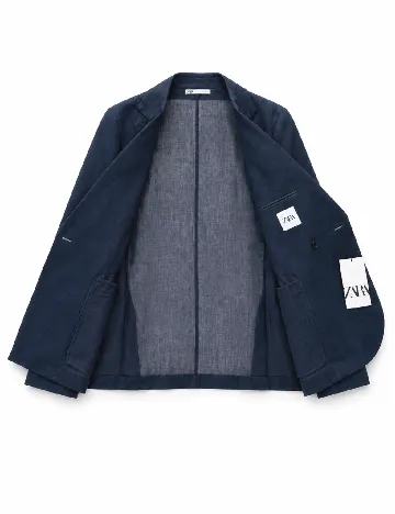 Sacou Zara, albastru