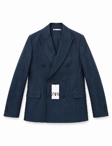 Sacou Zara, albastru