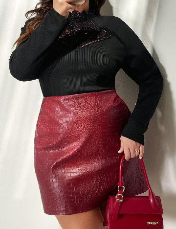 Bluza SHEIN CURVE, negru