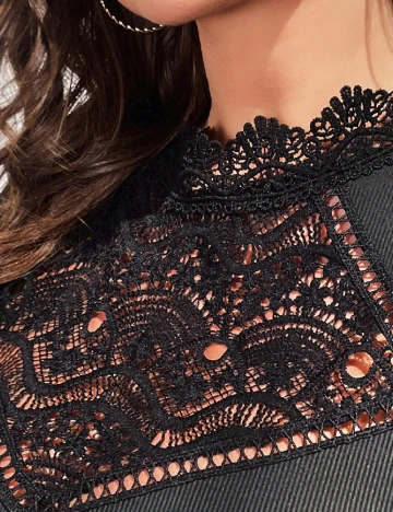 Bluza SHEIN CURVE, negru