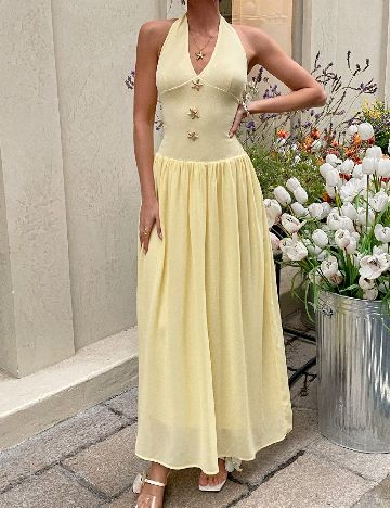 Rochie lunga SHEIN, galben