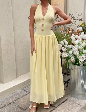 Rochie lunga SHEIN, galben