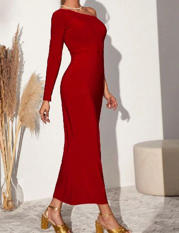 Rochie lunga SHEIN, rosu