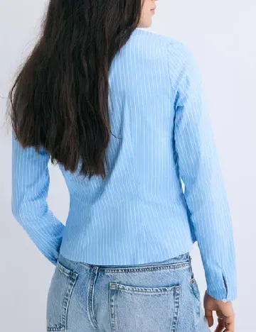 Camasa Stradivarius, albastru