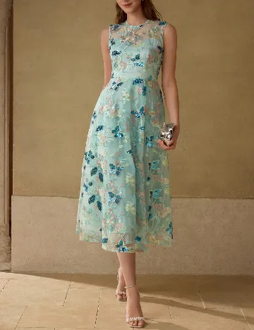 Rochie medie MOTF, mix culori