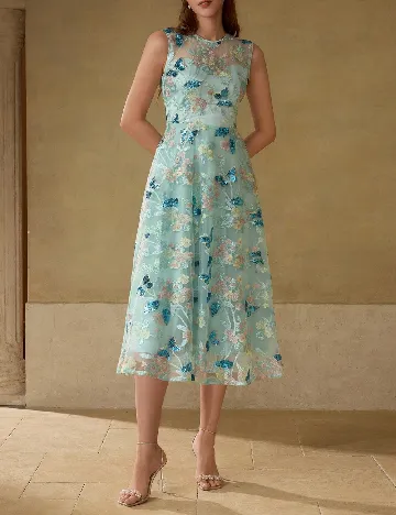 Rochie medie MOTF, mix culori