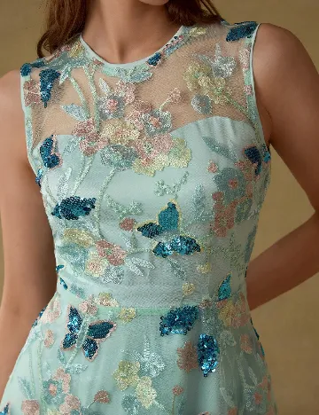 Rochie medie MOTF, mix culori